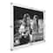 Wexel Art Double Panel Clear Acrylic Floating Wall Frame with Silver Hardware